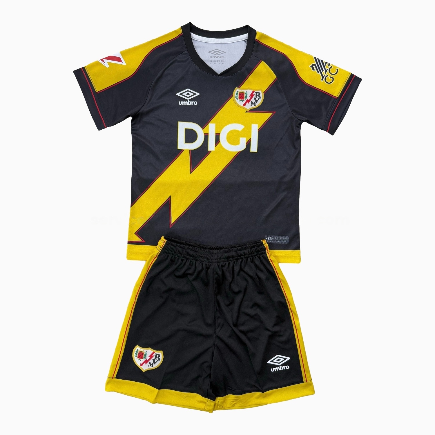 Rayo Vallecano 25-26 Third Men's Adult Jersey Set - Fans Version - ManixJersey