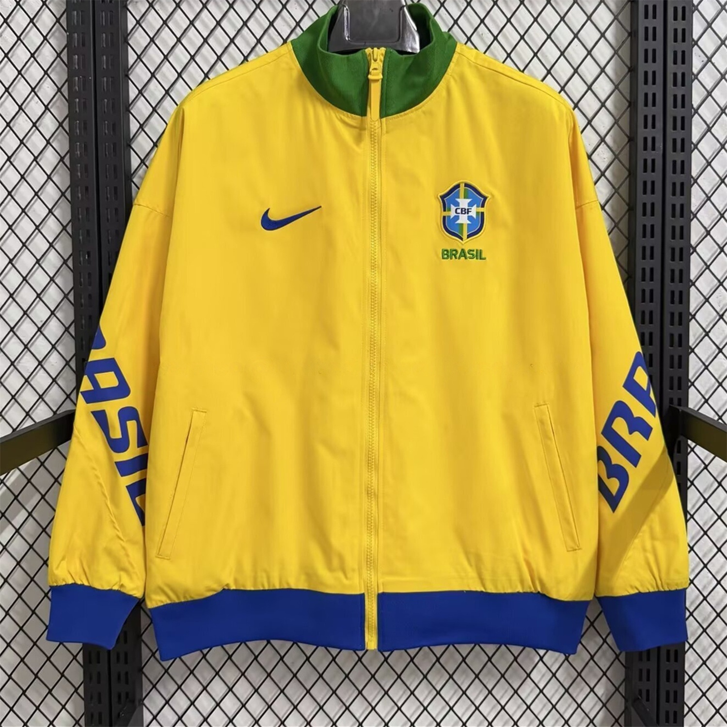 Brazil 2026 Windbreaker Jacket - Yellow - ManixJersey