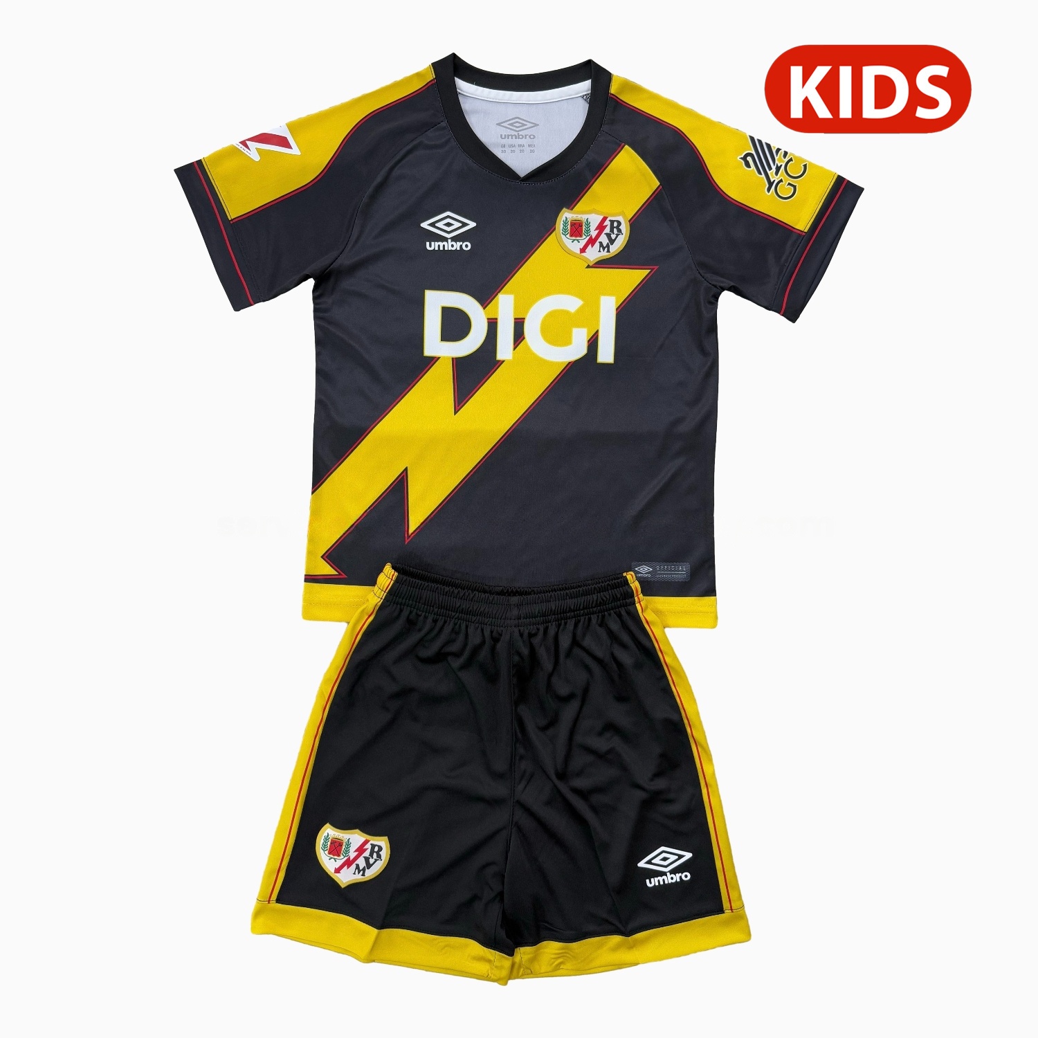 Rayo Vallecano 25-26 Third Kids Kit - ManixJersey