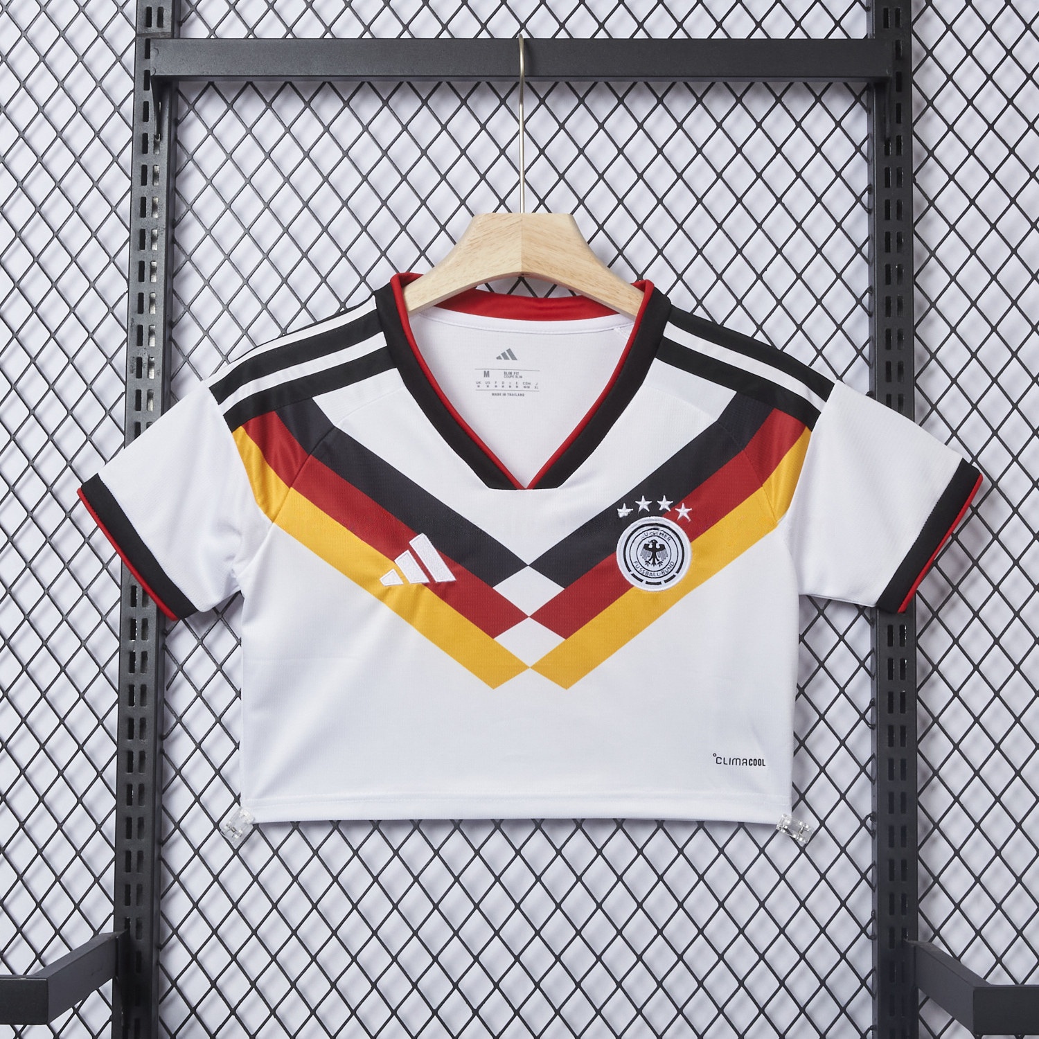 Women's Germany 2026 Home Cropped Jersey - ManixJersey