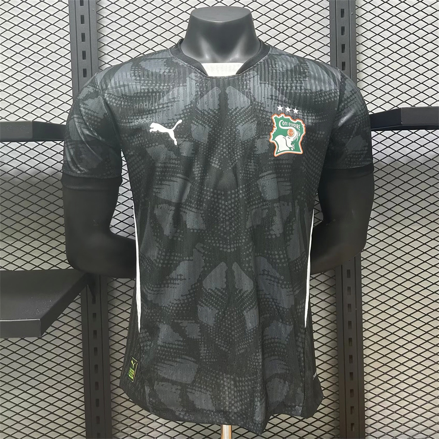 Ivory Coast 25-26 Goalkeeper Black Jersey - Player Version - ManixJersey