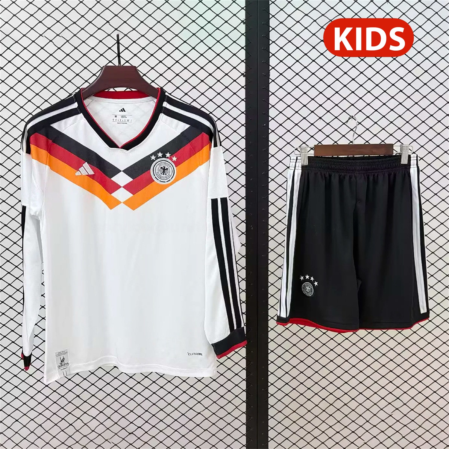 Germany 2026 Home Long Sleeves Kids Kit - Fans Version - ManixJersey