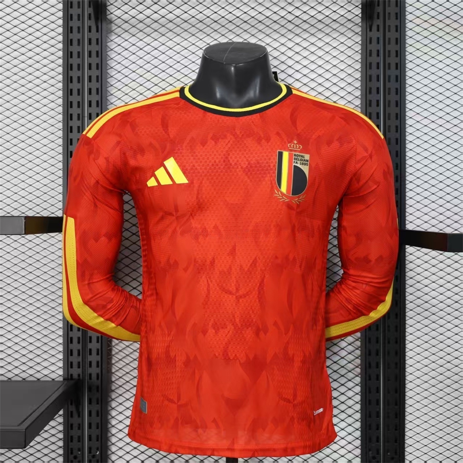 Belgium 2026 Home Long Sleeves Jersey - Player Version - ManixJersey