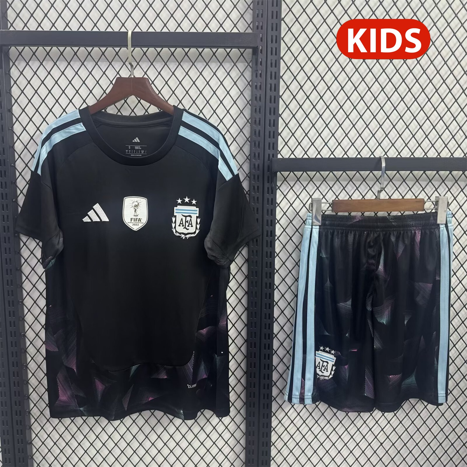 Argentina 2026 Goalkeeper Black Kids Kit - ManixJersey
