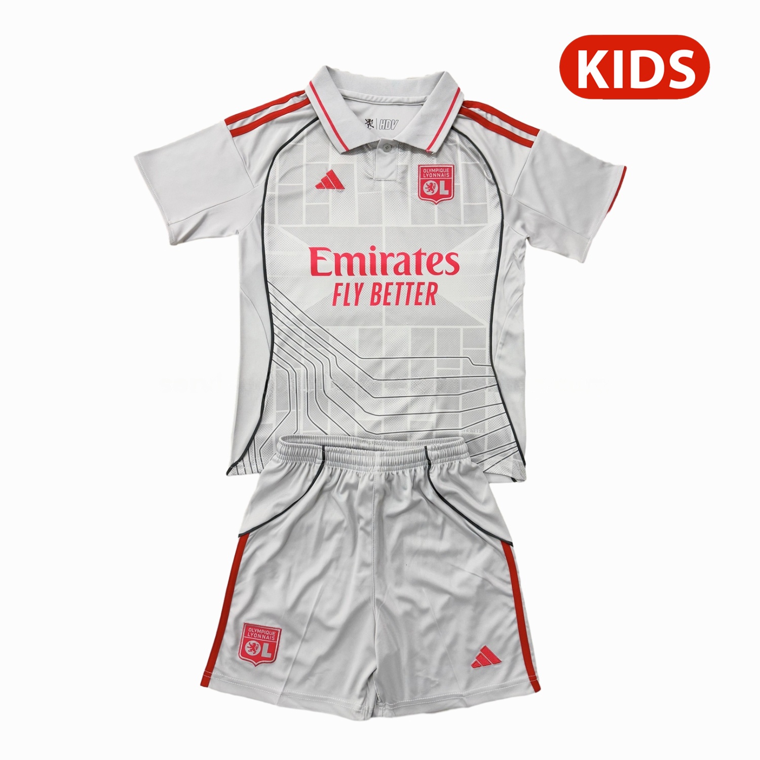 Lyon 25-26 Third Kids Kit - ManixJersey