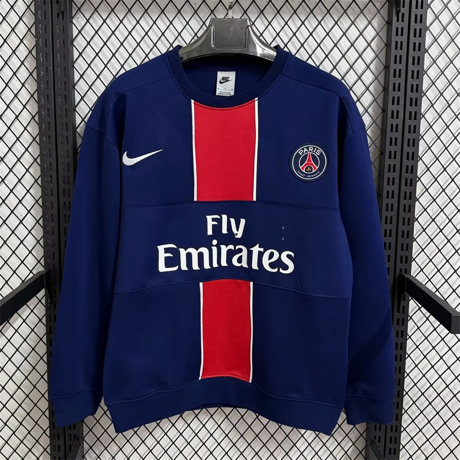 Paris Saint-Germain PSG 25-26 Blue And Red Unisex Pullover Hoodie - ManixJersey