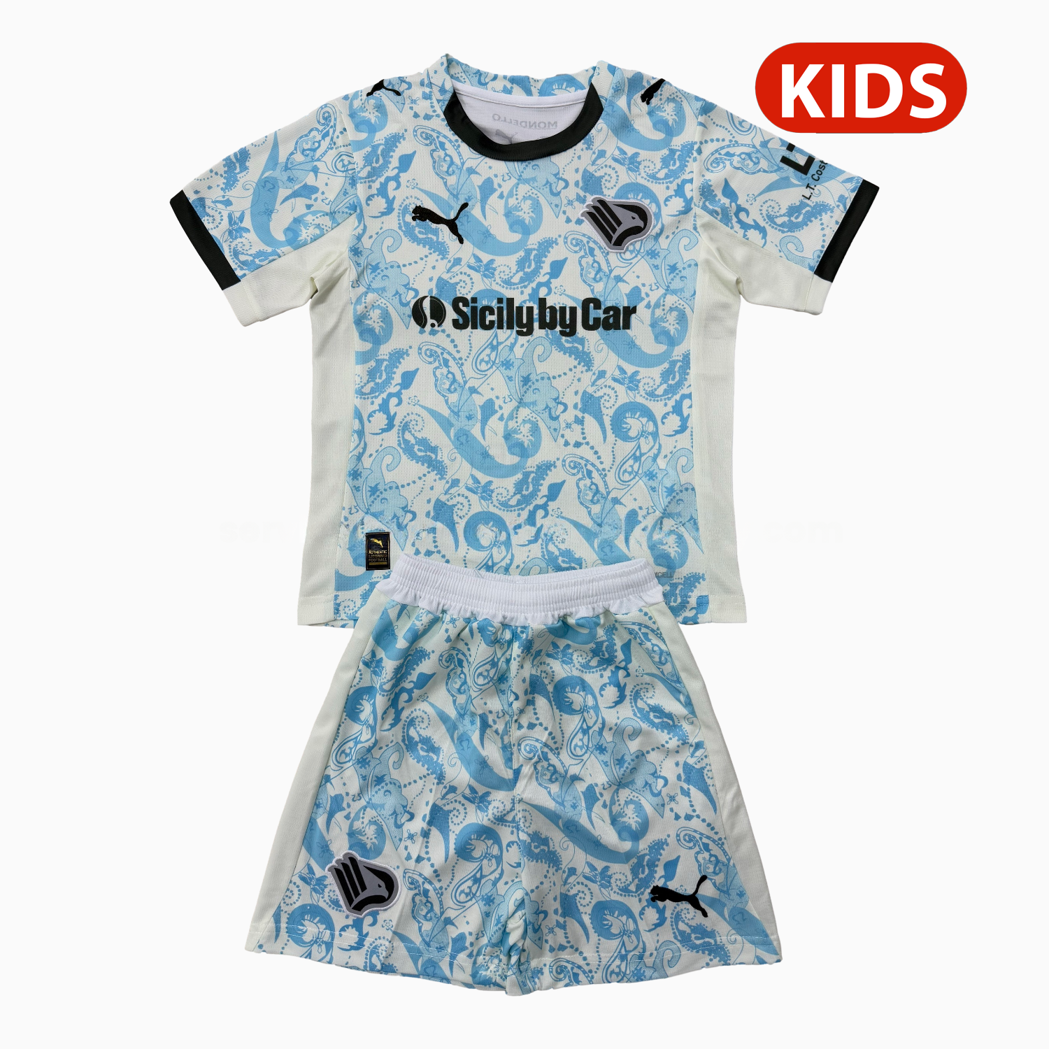 Palermo 25-26 Third Kids Kit - ManixJersey