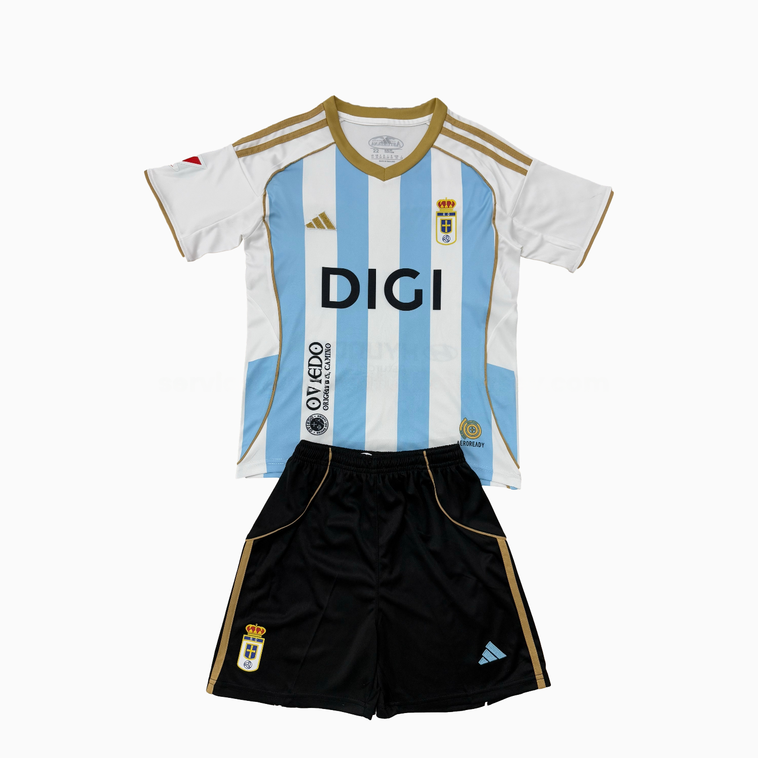 Real Oviedo 25-26 Third Men's Adult Jersey Set - Fans Version - ManixJersey