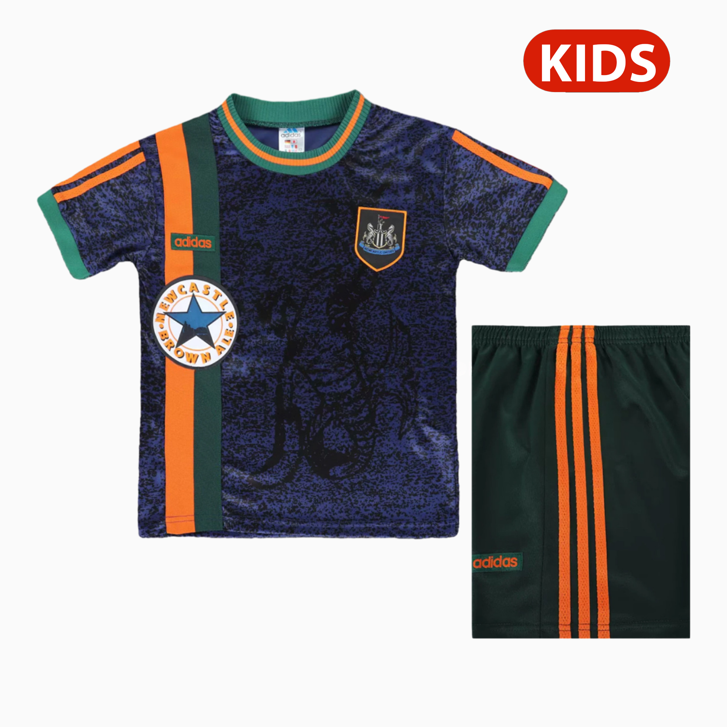 Retro Newcastle United 1997-98 Away Kids Kit - ManixJersey