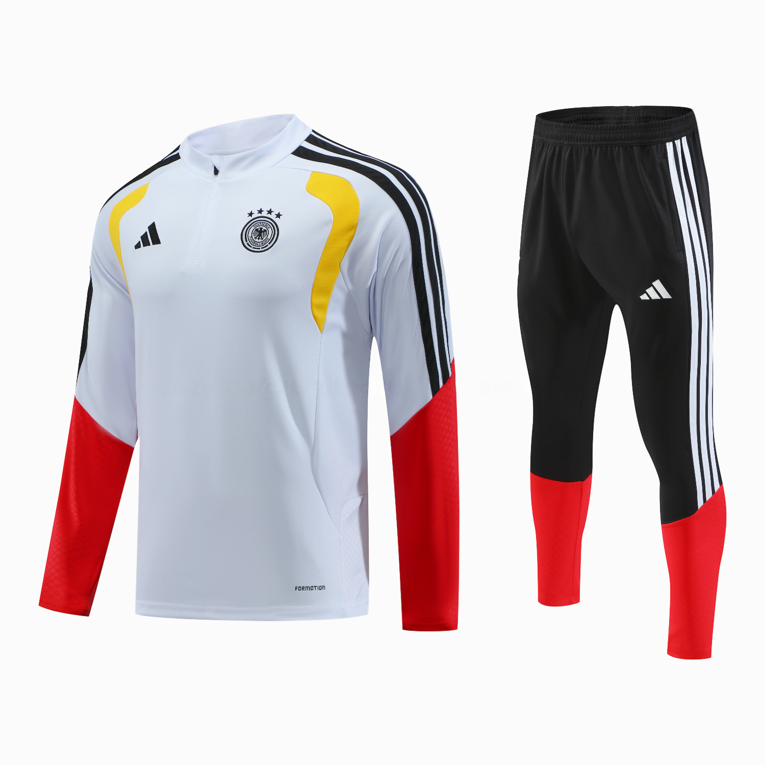 Germany 2026 Long Sleeve Training Set - White Top & Pants - ManixJersey