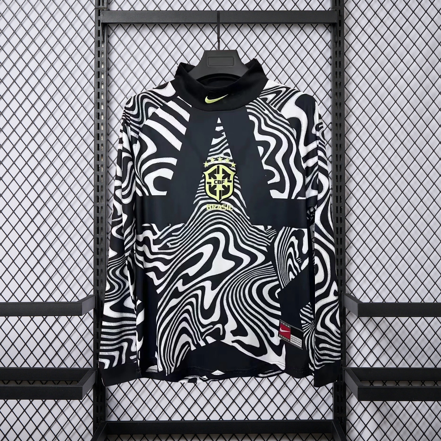 Brazil 2026 Hollywood Goalkeeper Special Long Sleeves Jersey - Fans Version - ManixJersey