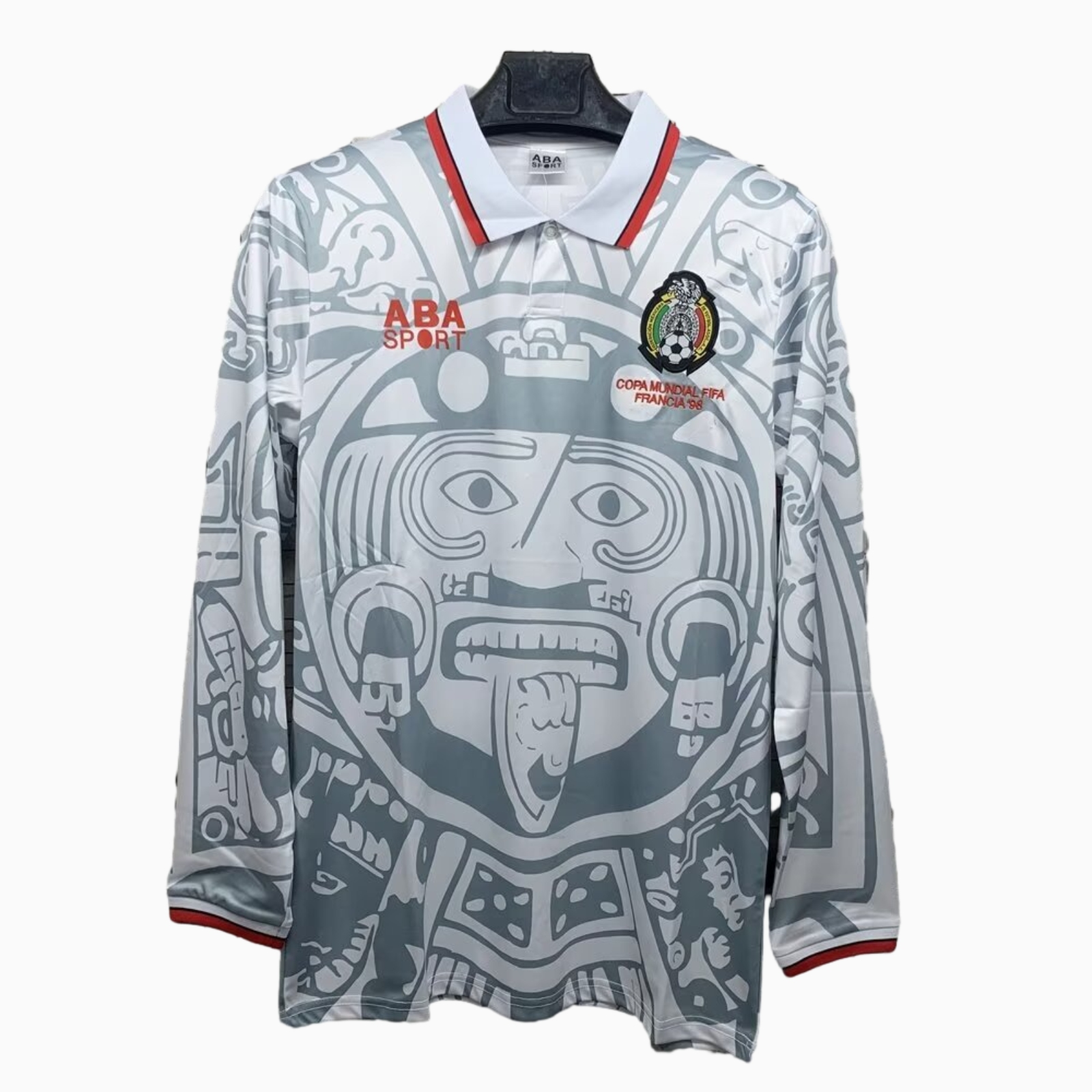 Retro Mexico 1998 Away Long Sleeves Jersey - ManixJersey
