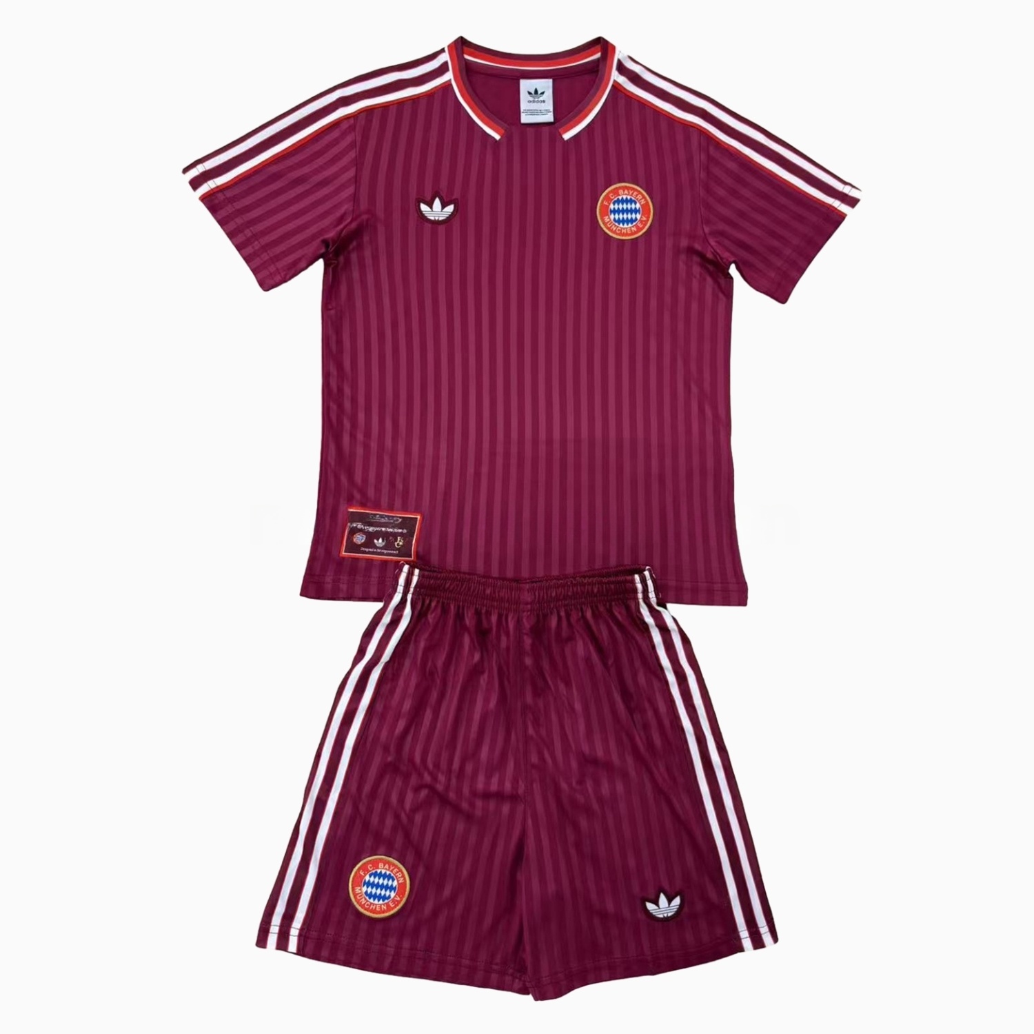 Bayern Munich 24-25 Red Terrace Icon Retro Style Men's Adult Jersey Set - Fans Version - ManixJersey