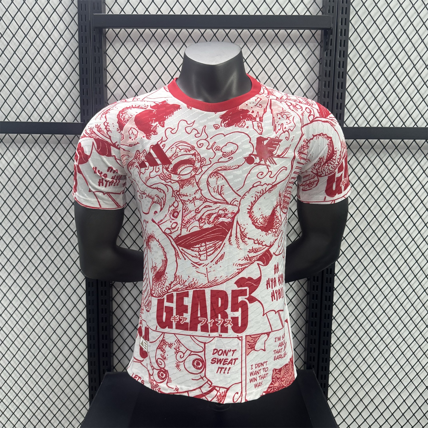 Japan 25-26 Red Line Gear 5 Nika White Special Edition Jersey - Player Version - ManixJersey