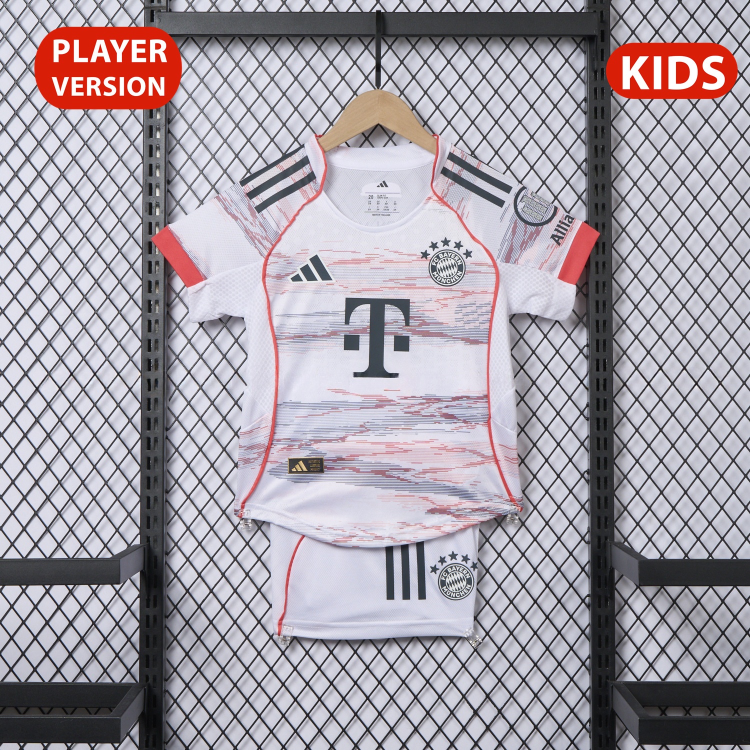 Bayern Munich 25-26 Away Kids Kit - Player Version - ManixJersey