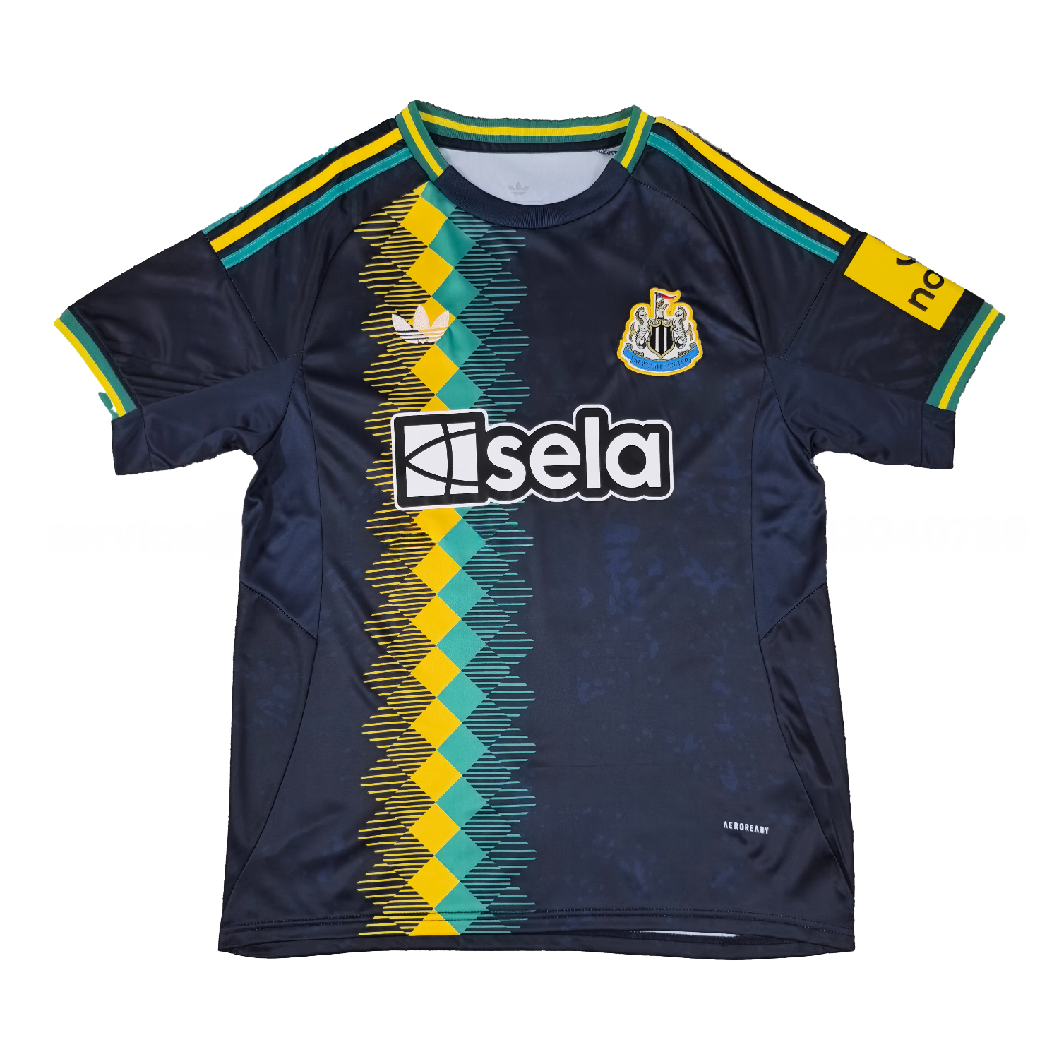 Newcastle United 25-26 Yellow Green Plaids Black Special Jersey - Fans Version - ManixJersey