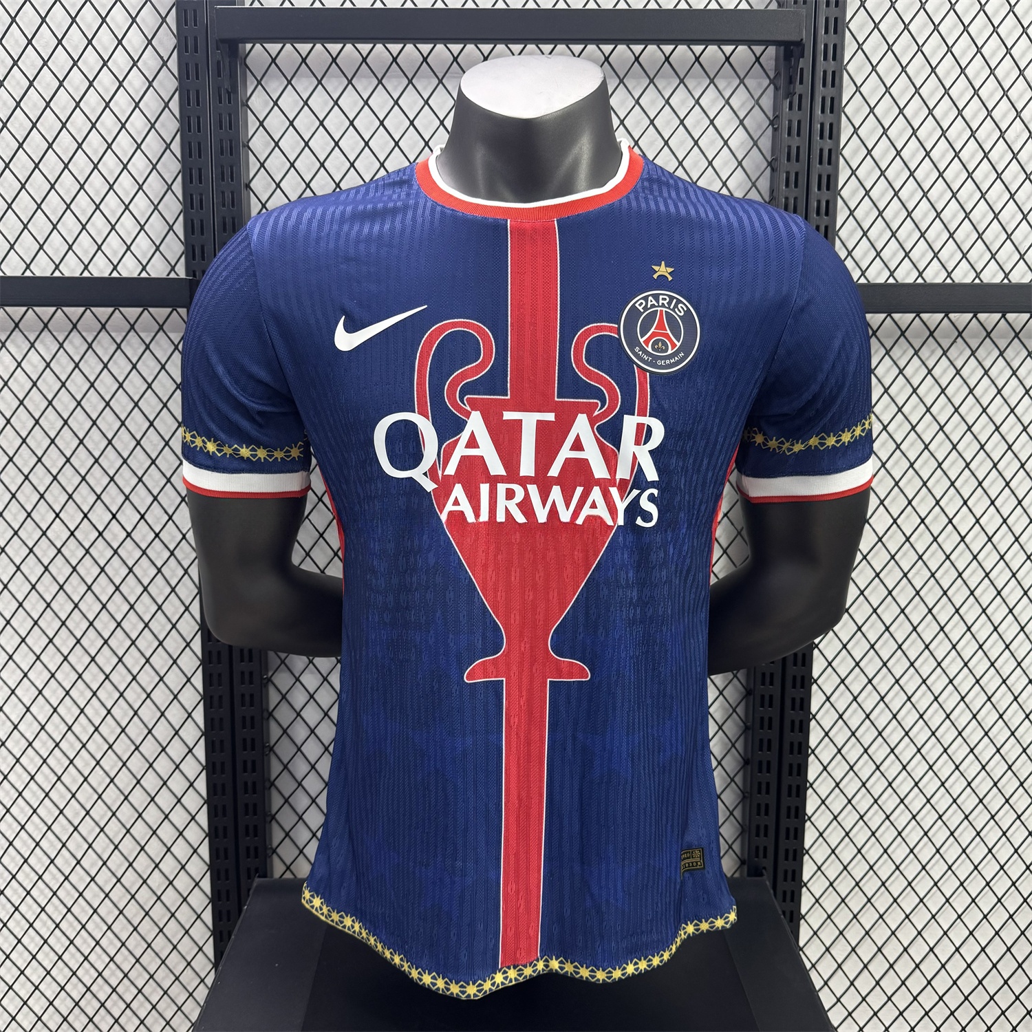 Paris Saint-Germain PSG 25-26 Red Trophy Special Edition Jersey With Star - Player Version - ManixJersey