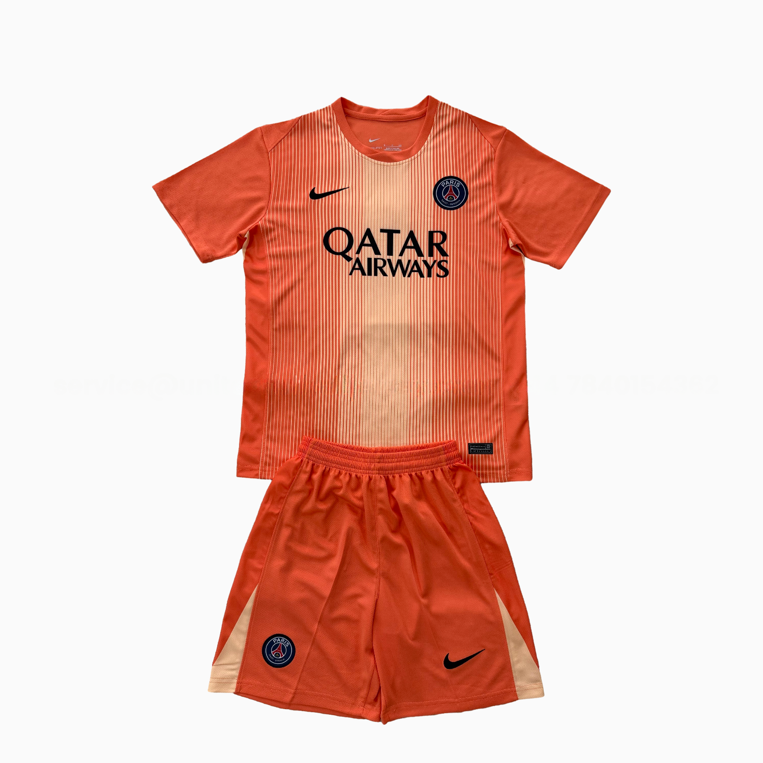 Paris Saint-Germain PSG 25-26 Orange Goalkeeper Men's Adult Jersey Set - Fans Version - ManixJersey